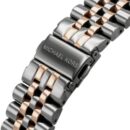 Michael Kors Men's Lexington Chronograph Dark Two Tone Watch - MK8561